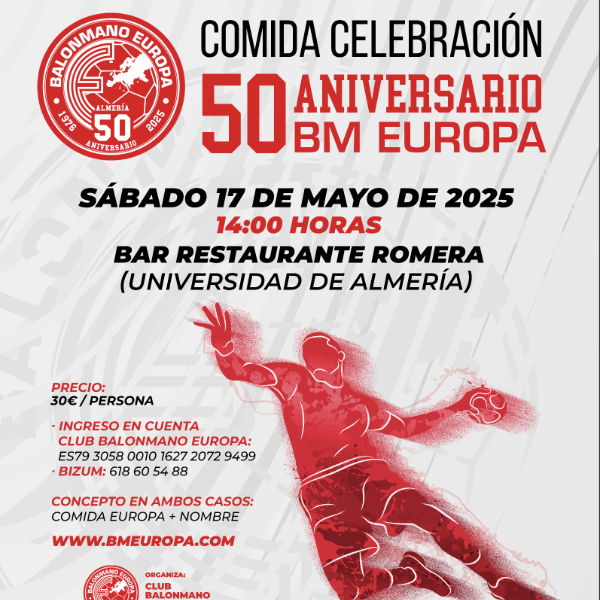 Comida celebración 50 años